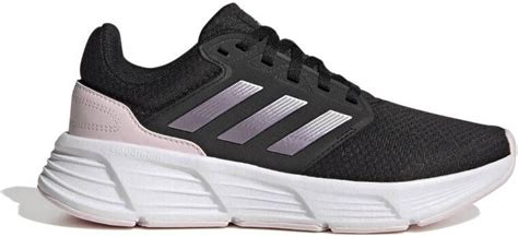 hardloopschoenen voor dames adidas galaxy elite zwart roze|Adidas hardloops.